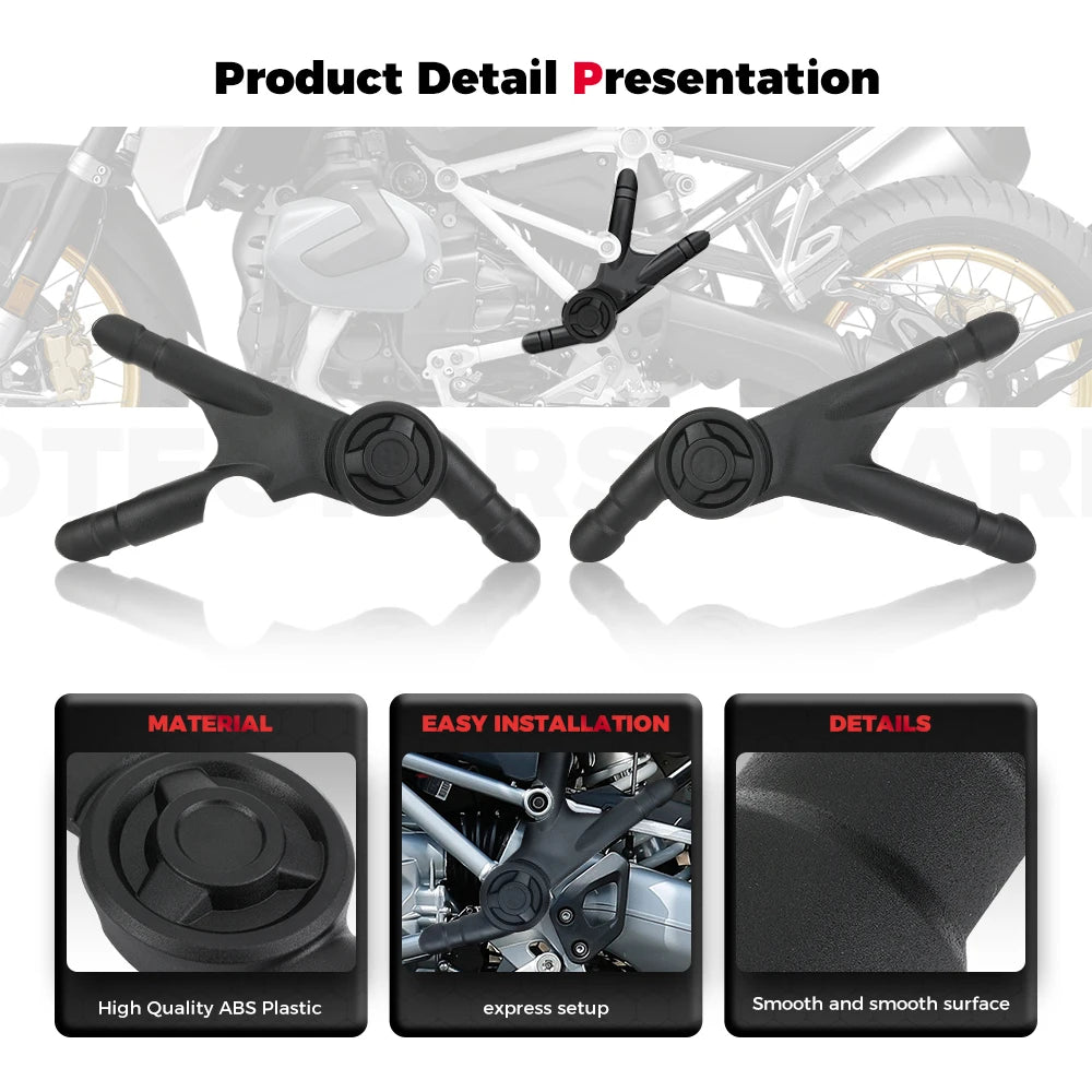 Carbon Fibe Frame Protector For BMW R1200GS R1250GS GSA Motorcycle Panel Guard Cover R 1250 GS GSA 2018-2023 R 1200 GS Adventure
