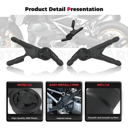 Carbon Fibe Frame Protector For BMW R1200GS R1250GS GSA Motorcycle Panel Guard Cover R 1250 GS GSA 2018-2023 R 1200 GS Adventure