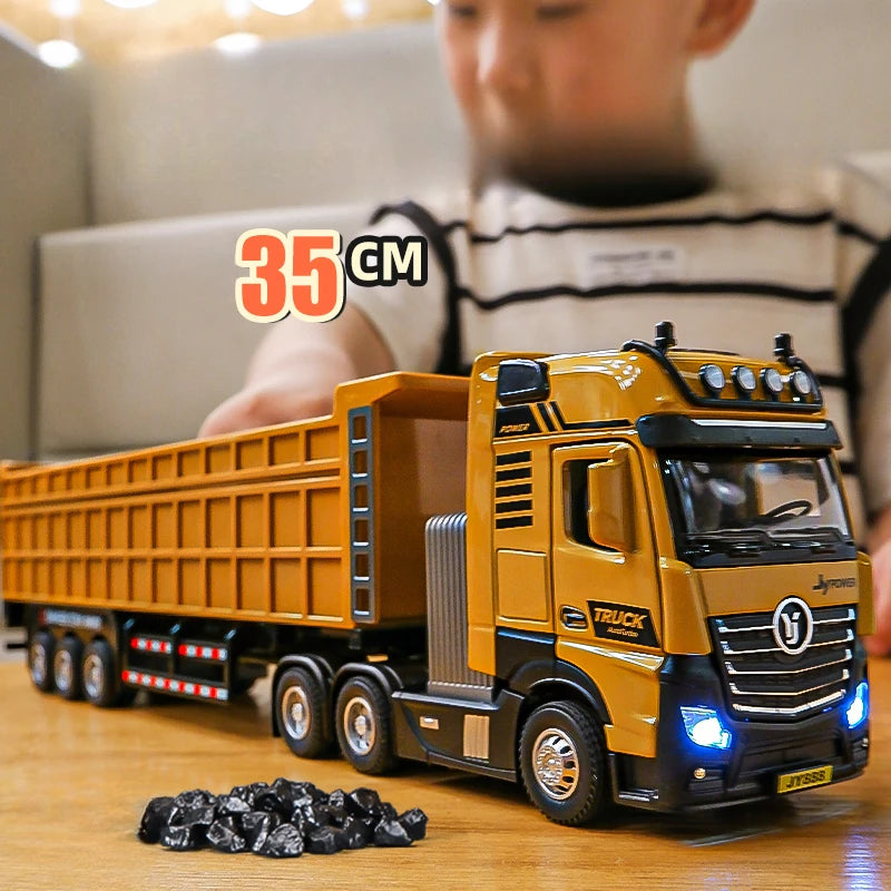 1/50 Scale Alloy Engineering Vehicle Model Set Diecast Excavator Transporter Car Toys Kids Boys Gift Tank Voiture Miniature-EXPROTAS