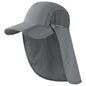 BASSDASH UPF 50+ Fishing Hat Foldable Cap with Removable Neck Flap