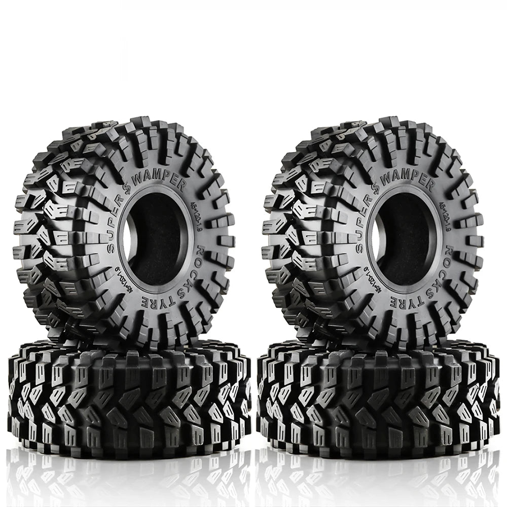 4Pcs RC Crawler Wheel Tyres 1.9" Rubber for 1/10 Axial TRX4 SCX10