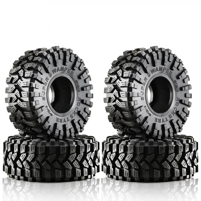 4Pcs RC Crawler Wheel Tyres 1.9" Rubber for 1/10 Axial TRX4 SCX10