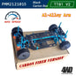 Tamiya Sakura TT02B TT02 TT01 D5 D5S TRF416 1:10 4WD RC Car Carbon Fiber Frame Al Alloy DIY Model Drift Racing Upgrade Parts KIT-EXPROTAS