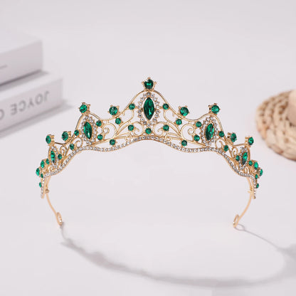 Korean Style Girl Bridal Tiara Hair Accessory for Weddings and Parties