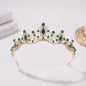Korean Style Girl Bridal Tiara Hair Accessory for Weddings and Parties