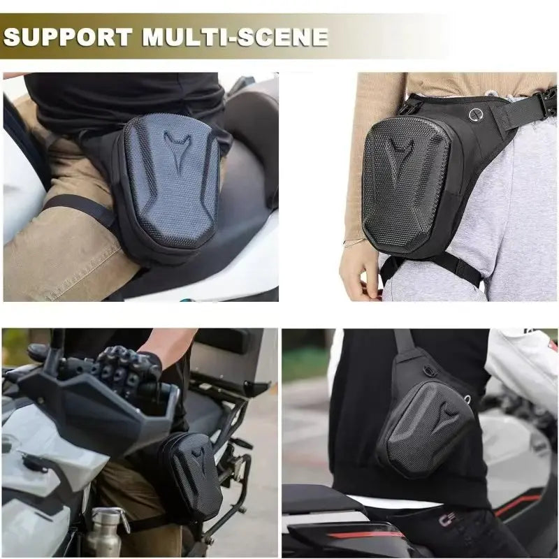 Motorcycle Leg Tank Bag Waterproof Waist Pack Crossbody Thigh Biker Gear
