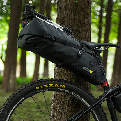 Rhinowalk Waterproof Bicycle Rear Saddle Pannier Tail Bag Large Capacity Foldable