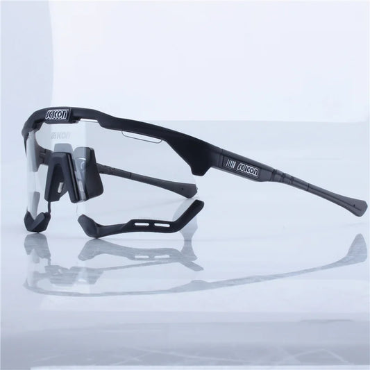 SCICON Photochromic Sunglasses UV400 Auto Darkening Cycling Driving Glasses