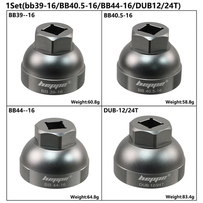 HEPPE Bike Bottom Bracket Install and Removal Tool SRAM DUB Bottom Bracket Wrench Bike BB Repair Tool Kit for  BBR60 GXP BB52 XT-EXPROTAS