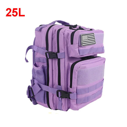 25L 45L Camping Hiking Backpack Tactical Bag Molle Patches Travel 900D Men Women Men Outdoor Ruckdack Shoulder Travel Gym Pack-EXPROTAS
