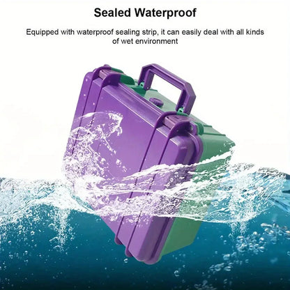 Portable Hardware Storage Box Waterproof Shockproof Dustproof Case 280x240x130mm