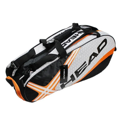 HEAD Tennis Rackets Bag Large Capacity 3-6 Pieces Tennis Backpack Badminton Gymbag Squash Racquet Bag With Separated Shoes Bag-EXPROTAS