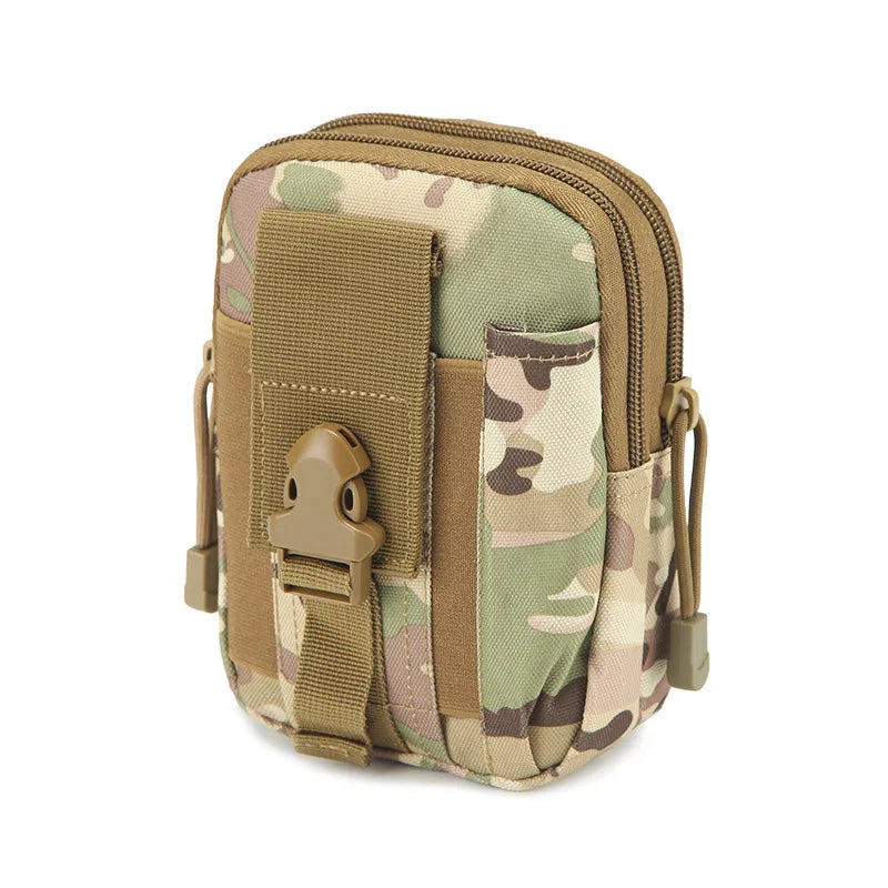 Molle Waist Pouch Small Tactical Belt Bag for Camping Hiking Hunting Airsoft