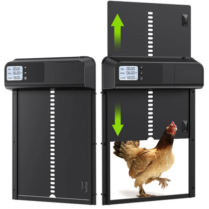 Auto Chicken Coop Door | Timer-Operated Cage Opener with Anti-Pinch Safety