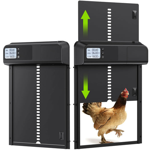 Auto Chicken Coop Door | Timer-Operated Cage Opener with Anti-Pinch Safety