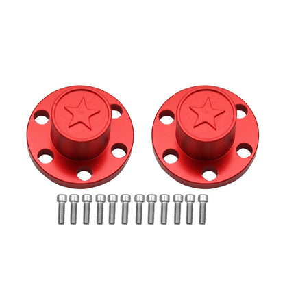 1/10 RC Crawler Metal Wheel Center Dust Caps 6-Hole for 1.9" & 2.2" Wheels - EXPROTAS