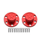 1/10 RC Crawler Metal Wheel Center Dust Caps 6-Hole for 1.9" & 2.2" Wheels - EXPROTAS