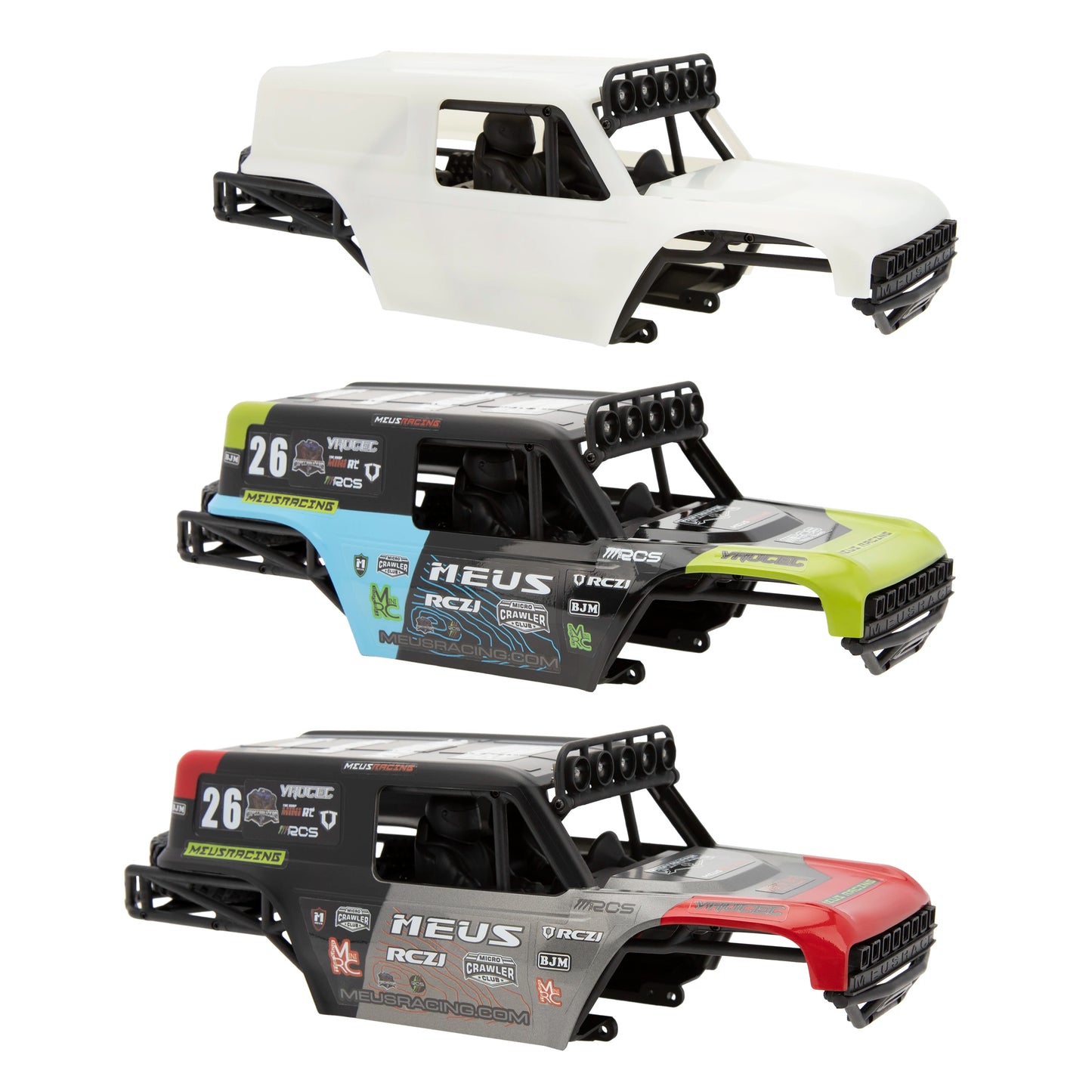 MEUS Racing MB18 Body & Chassis Frame Kit for Traxxas TRX4M 1/18 RC Crawler - EXPROTAS