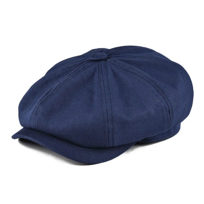 Men's Flat Ivy Cabbie Newsboy Cap Retro Casual Driving Hat Beret