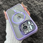 Clear Shockproof Ring Stand Case for iPhone 11-16 Pro Max Lens Protection