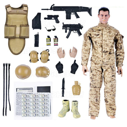 12inch Height 1/6 Scale Soldier SWAT Action Toys Figure Dolls With Retail Box