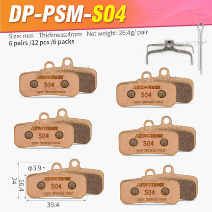 Sintered Metal Brake Pads for Sur-Ron Talaria Shimano ZEE M810 MT420 M9120