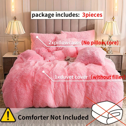 3-Piece Duvet Cover Set Luxury Soft Bedding for King Double Single Size
