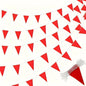33ft Pennant Banner Flag 20Pcs Triangle Bunting Party Decoration Blue