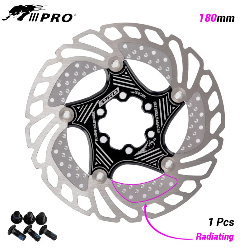 IIIPRO Floating Brake Rotor 160/180/203mm Cooling Disc for MTB DH Downhill Bikes