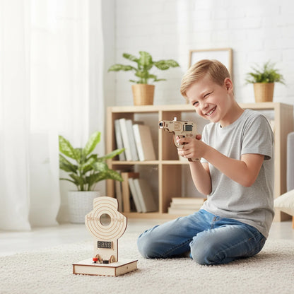DIY Wooden Target Shooting Toy for Children - Safe Interactive Craft