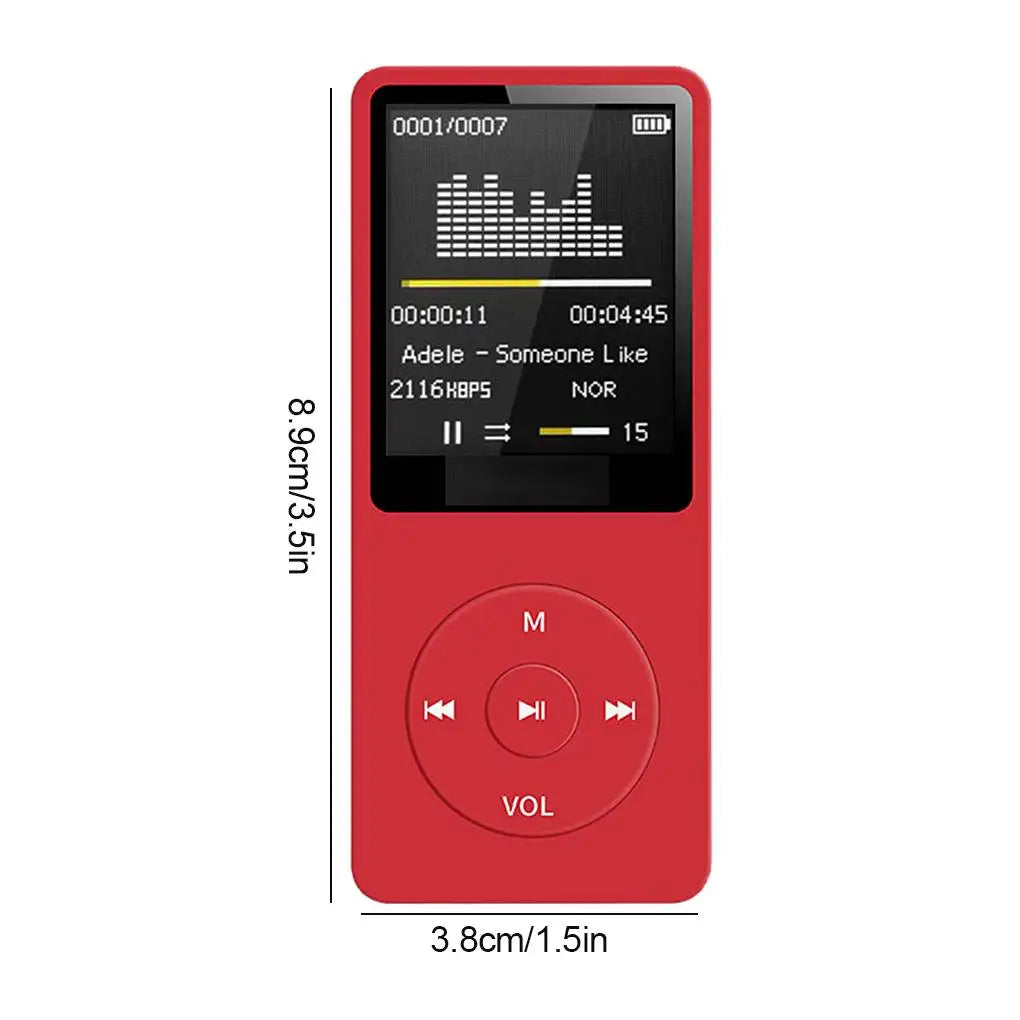 Portable MP3 Player Bluetooth Music Player for Travel Personal Use