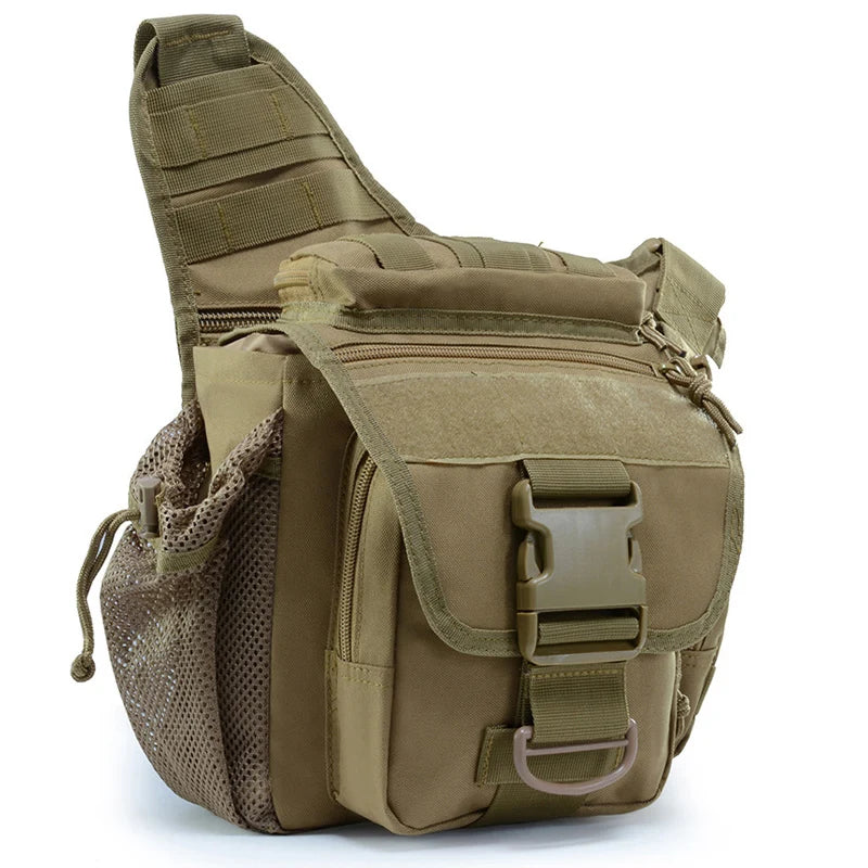 Outdoor Chest Bag for Men Hiking Camping Travel Tactical Shoulder Pouch