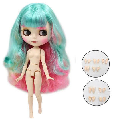 ICY DBS Blythe Factory Doll 1/6 BJD OB24 Ball Joint Body DIY Dress Up