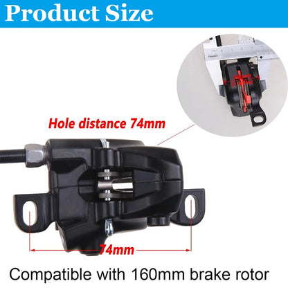 Shimano MT200 Hydraulic Disc Brake Single (Front or Rear) 2-Piston Hose Length Options