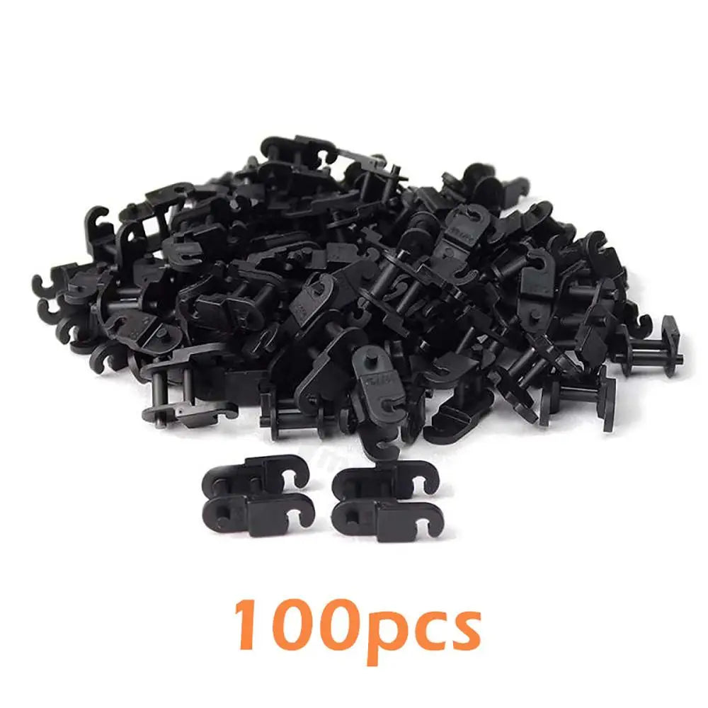 100Pcs Link Chain Gear Parts for MOC Building Blocks Train Toys