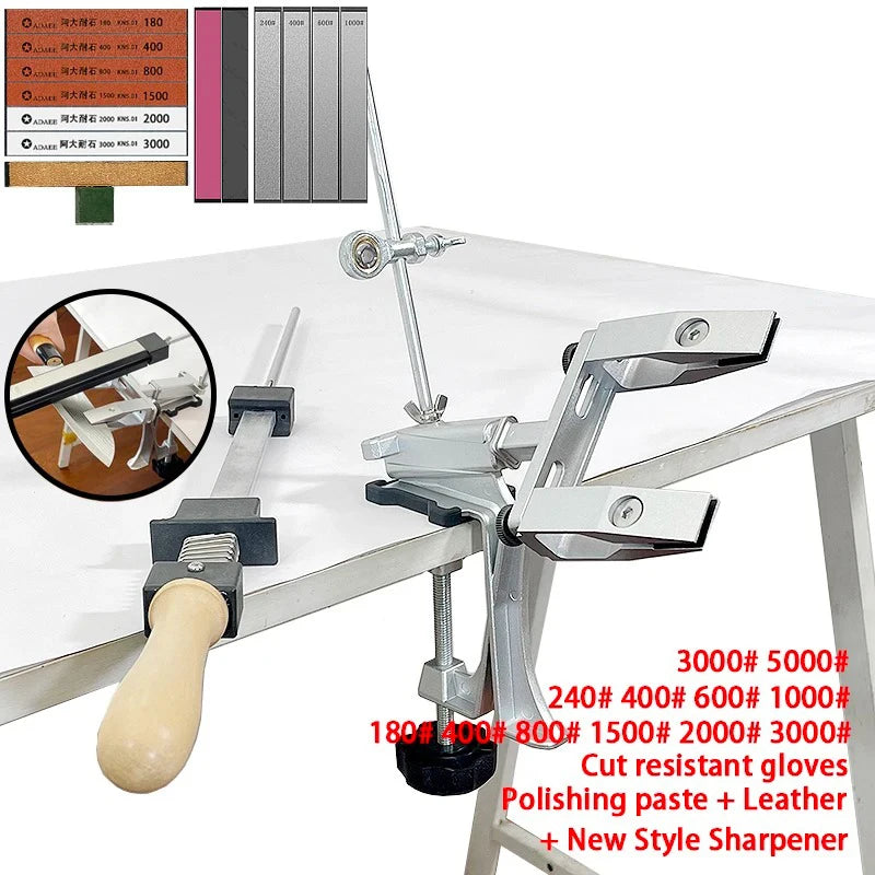 2023 New Upgraded Fixed Angle Knife Sharpener 360° Rotary Knife Household Whetstone Diamond Sets Kitchen Professional Sharpening-EXPROTAS