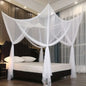 Large 4-Door Mosquito Net Breathable Polyester Mesh Outdoor Camping Insect Tent