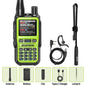 Baofeng Walkie Talkie Mini 2 Way Radio Bluetooth 5W Dual Band 1600mAh