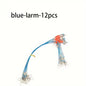 Blue Stainless Steel Fishing Leader Rigs with Snap Saltwater Wire Trace Tackle