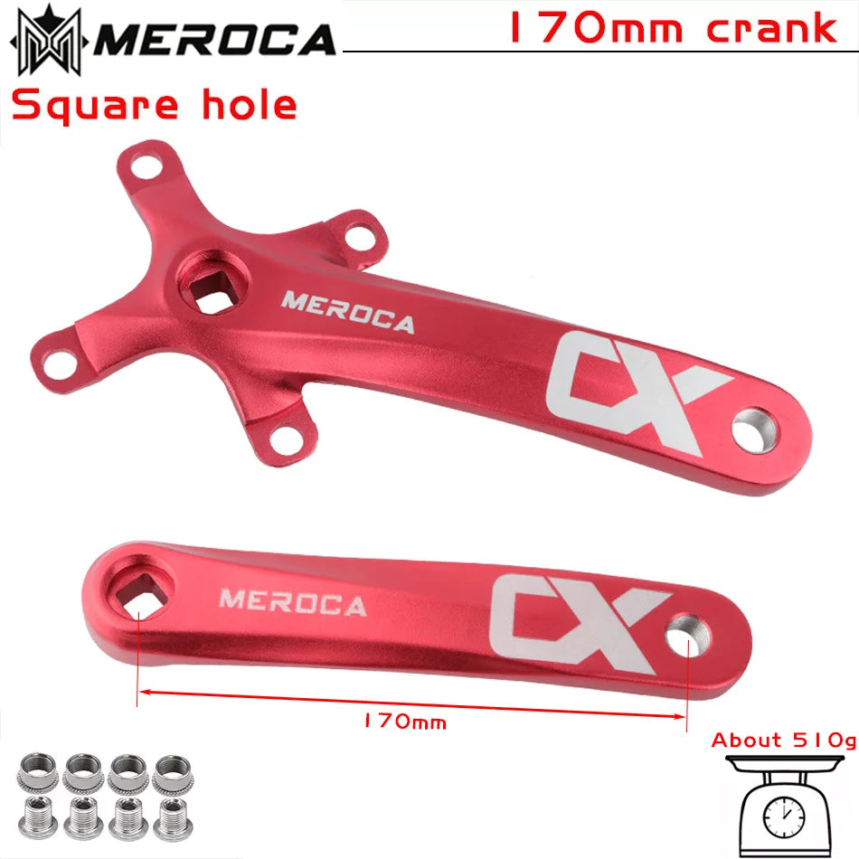 104BCD MTB Crankset 170mm Aluminum Square Taper 32T-42T Chainring