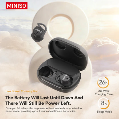 Miniso Ai Translator Bluetooth 6.0 TWS Earbuds Wireless Headphones