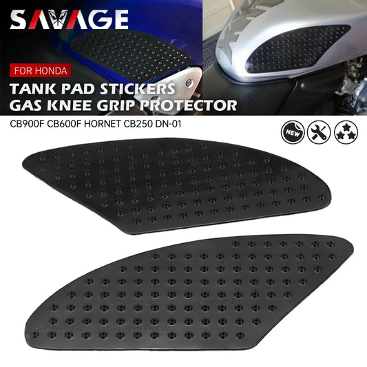 Motorcycle Fuel Tank Pads  Sticker For HONDA CB900F CB600F HORNET CB250 DN01 Side Decals Gas Knee Grip Protector Traction Pads-EXPROTAS