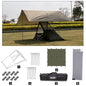 Ultralight 1-Person Mesh Tent Quick Setup Camping Trekking Shelter