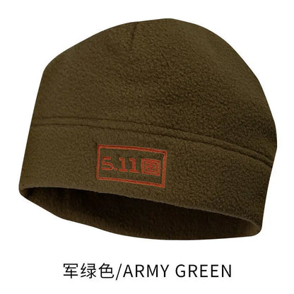 Tactical Fleece Hat Scarf Set Thermal Winter Balaclava Face Mask Cycling Neck Warmer