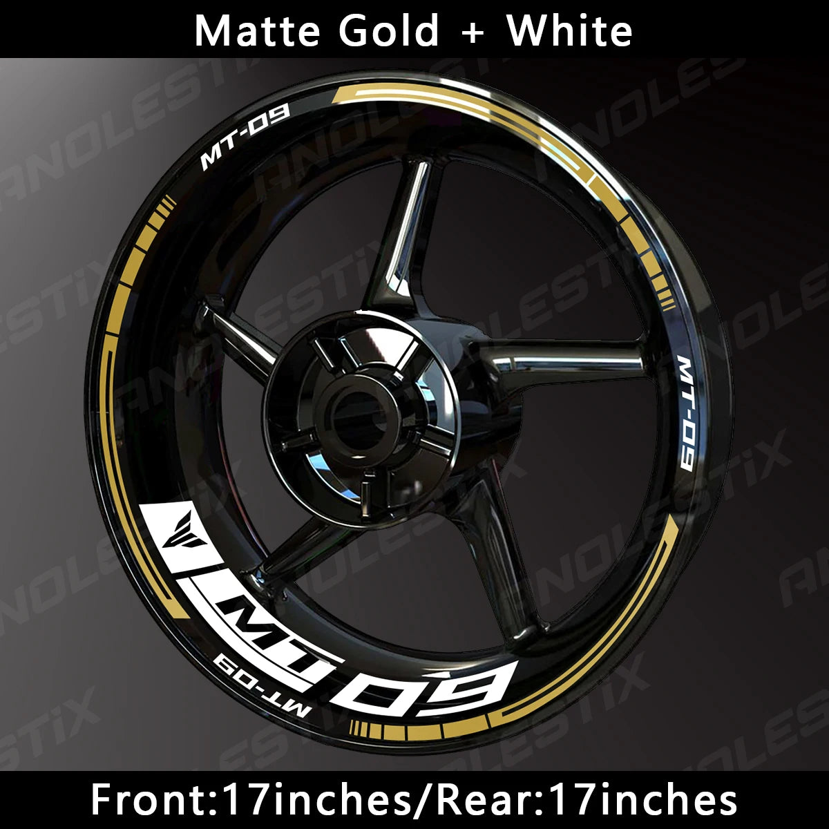 Reflective Motorcycle Wheel Sticker Hub Decal Rim Stripe Tape for YAMAHA MT-09