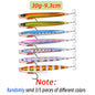 5Pcs Saltwater Fishing Metal Jig Lures 7G-60G Shore Casting Tackle