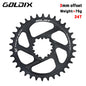 0/3/6mm Offset Goldix Chainring Narrow Wide Direct Mount for SRAM MTB