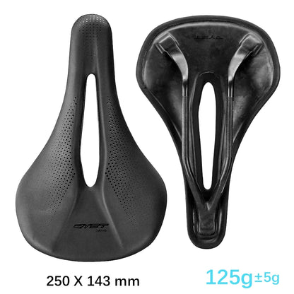 RYET 3D Printed Carbon Saddle 140/143mm Super Light Road MTB Bike Seat EVA