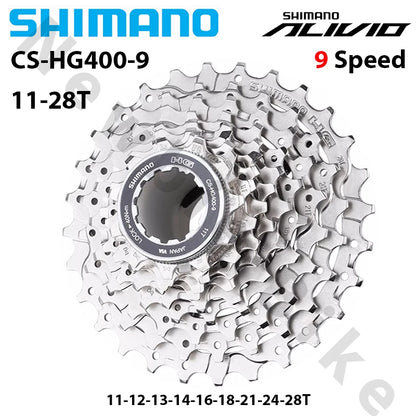 Shimano 9 Speed Cassette 11-25T 11-36T  Alivio HG400
