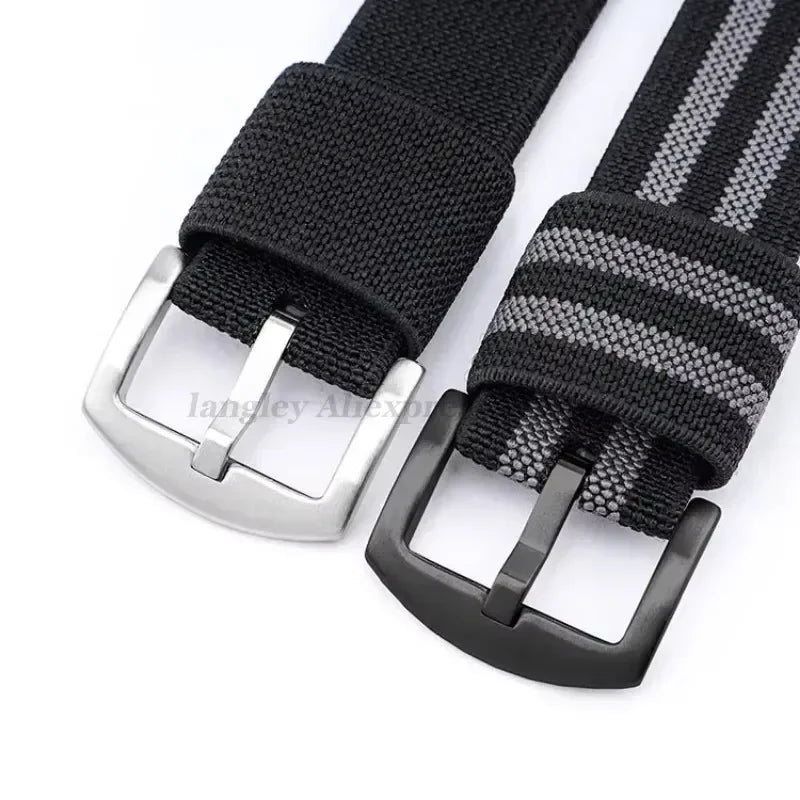 Nylon Watch Strap 18mm 20mm 22mm 24mm Quick Release Woven Sport Band
